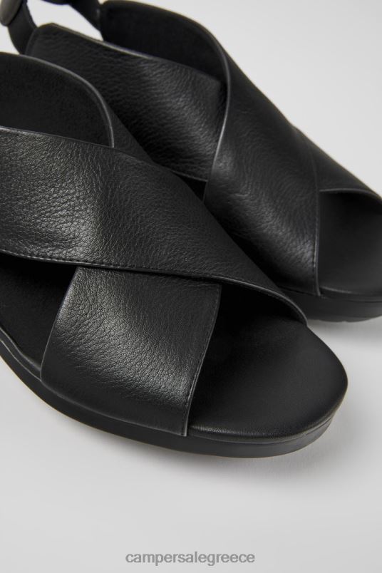 σχέδιο μπαλόνι μαύρο γυναικείο πέδιλο Camper V20TF1167 μαύρος