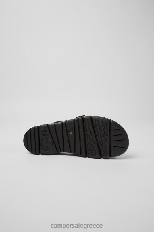 ρογκά μαύρο ροζ και πράσινο δερμάτινα σανδάλια για γυναίκες νέες αφίξεις Camper V20TF194 μαύρος