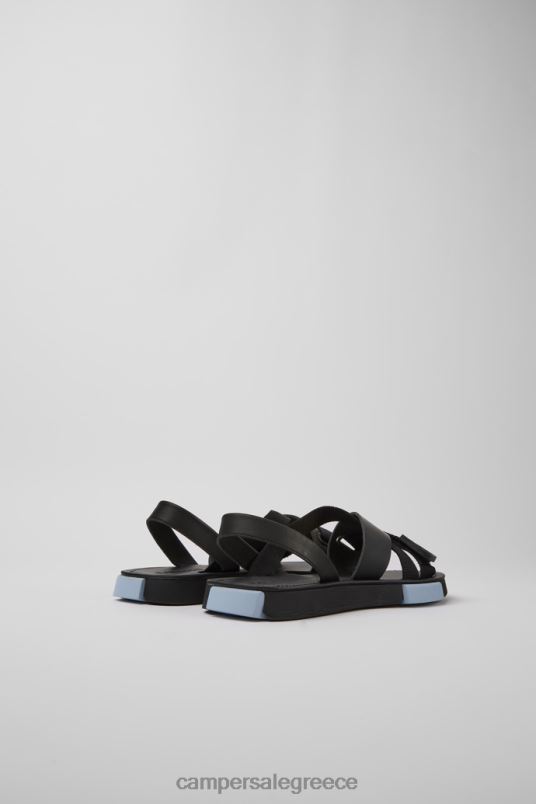 σετ μαύρα δερμάτινα και ανακυκλωμένα σανδάλια για κατοικίδια για γυναίκες νέες αφίξεις Camper V20TF203 μαύρος