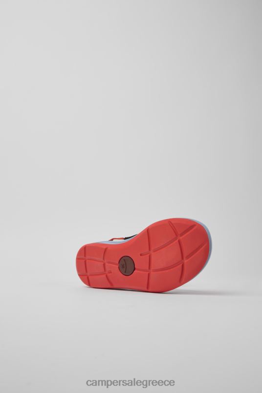 σχέδιο ταιριάζουν με κόκκινο λευκό και μαύρο σανδάλια για γυναίκες Camper V20TF213 το κόκκινο