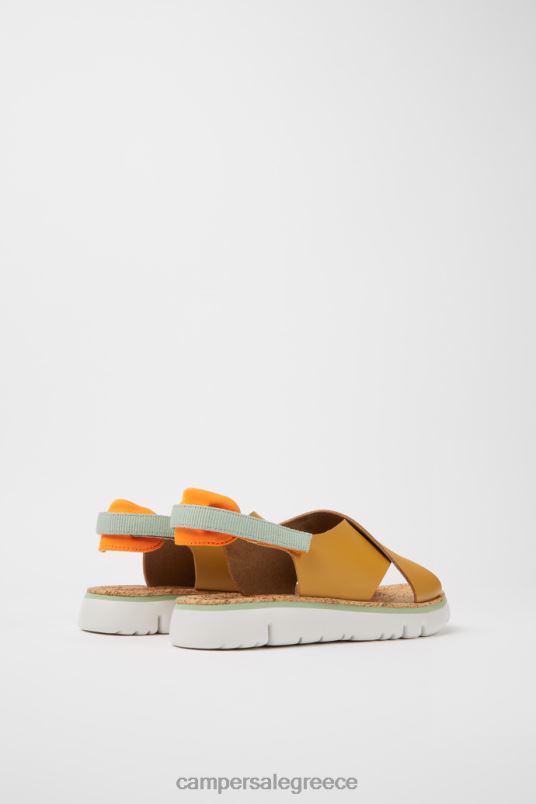 ρόγκα καφέ και πράσινα σανδάλια για γυναίκες νέες αφίξεις Camper V20TF220 καφέ