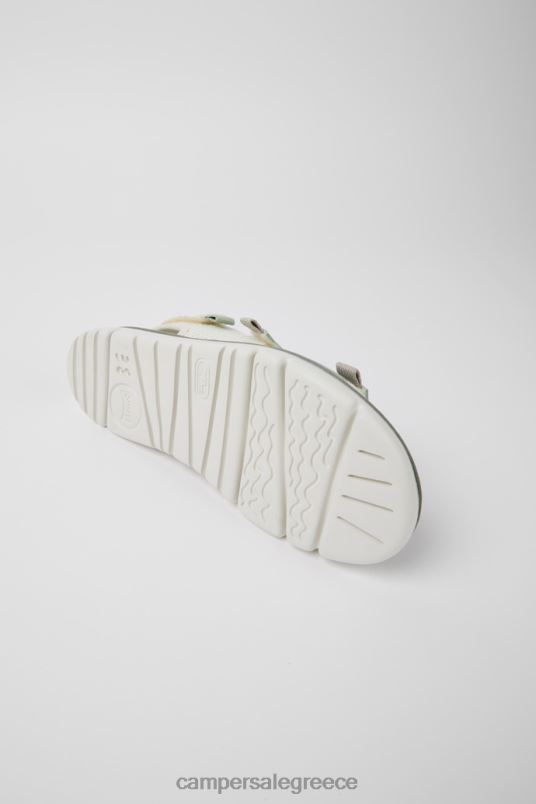 αποκλειστικά γυναικεία σανδάλια ρόγκα λευκά πράσινα και γκρι Camper V20TF223 άσπρο