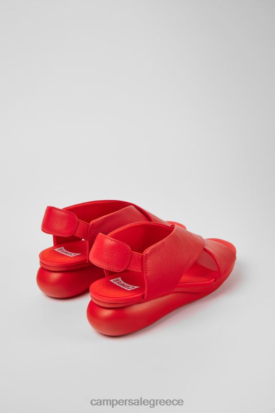 δερμάτινα πέδιλα κόκκινα μπαλόνι για γυναίκες νέες αφίξεις Camper V20TF233 το κόκκινο