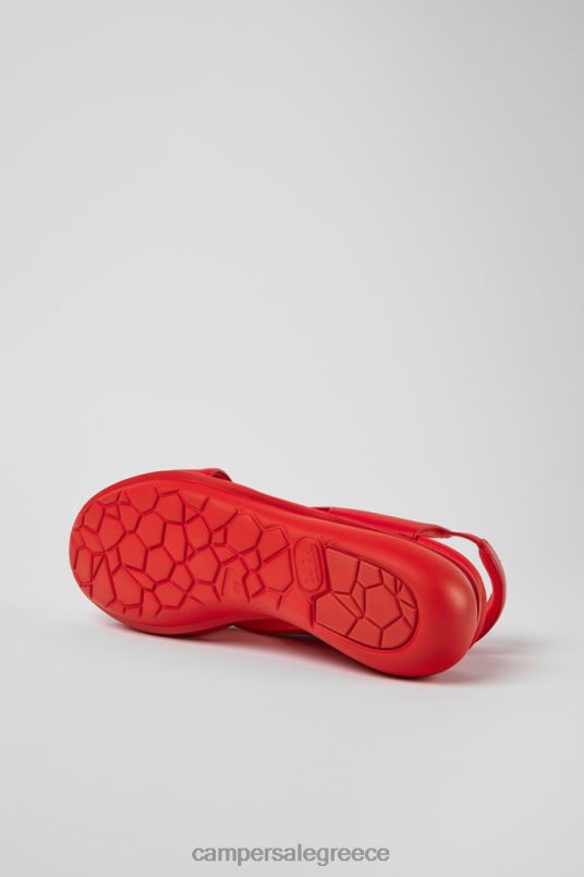 δερμάτινα πέδιλα κόκκινα μπαλόνι για γυναίκες νέες αφίξεις Camper V20TF233 το κόκκινο