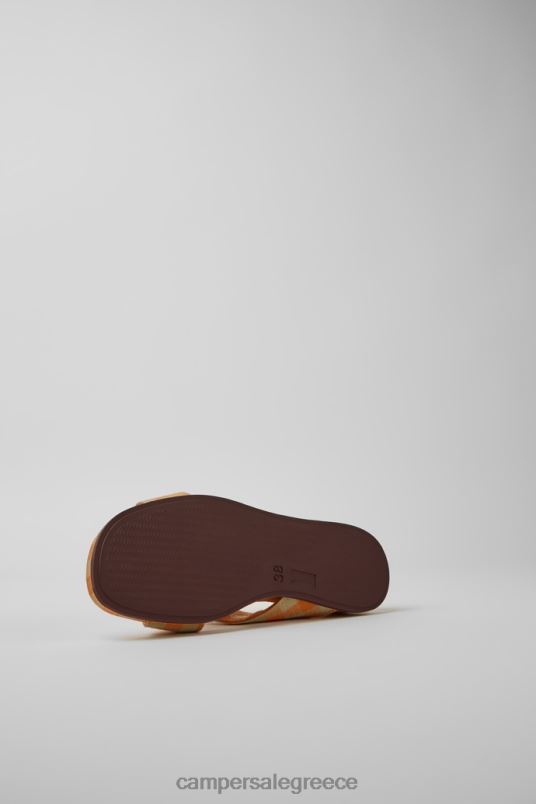 αποκλειστικά atonik πορτοκαλί και μπεζ σανδάλια για γυναίκες Camper V20TF206 πορτοκάλι