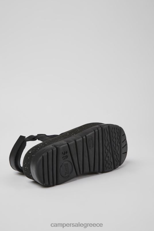 Σχέδιο oruga up μαύρα δερμάτινα σανδάλια για γυναίκες Camper V20TF1165 μαύρος