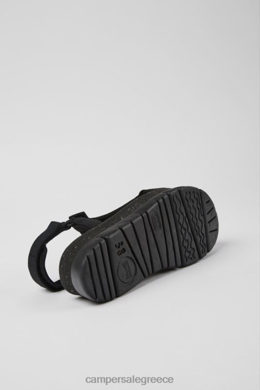 σχέδιο oruga up μαύρα ανακυκλωμένα σανδάλια κατοικίδιων ζώων για γυναίκες Camper V20TF1169 μαύρος