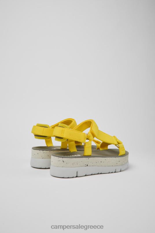 σχέδιο oruga up κίτρινα ανακυκλωμένα σανδάλια κατοικίδιων ζώων για γυναίκες Camper V20TF197 κίτρινος