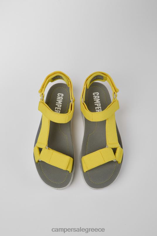 σχέδιο oruga up κίτρινα ανακυκλωμένα σανδάλια κατοικίδιων ζώων για γυναίκες Camper V20TF197 κίτρινος