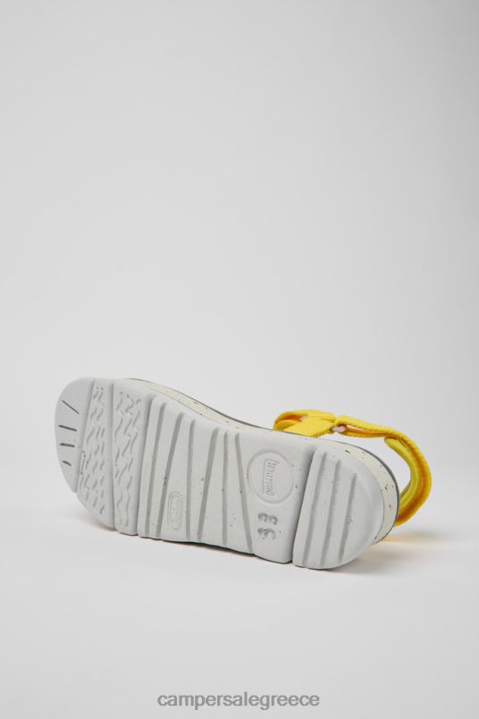 σχέδιο oruga up κίτρινα ανακυκλωμένα σανδάλια κατοικίδιων ζώων για γυναίκες Camper V20TF197 κίτρινος