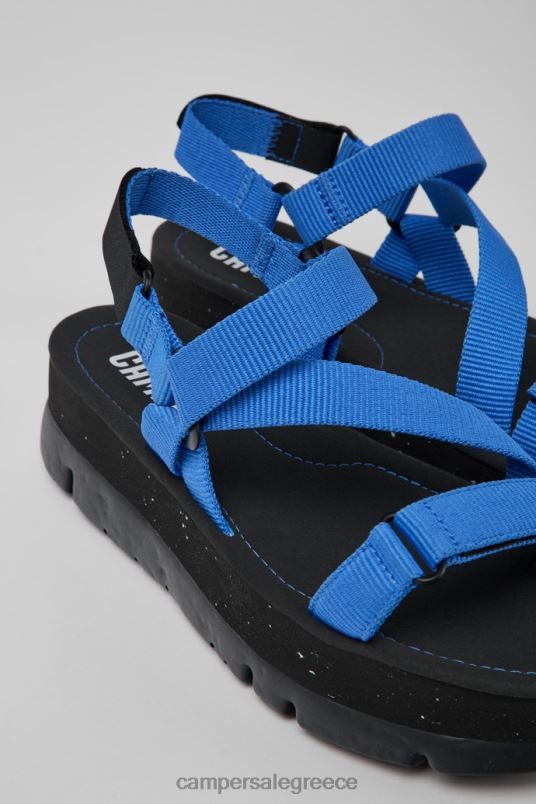 σχέδιο oruga up μπλε ανακυκλωμένα σανδάλια κατοικίδιων ζώων για γυναίκες Camper V20TF239 μπλε