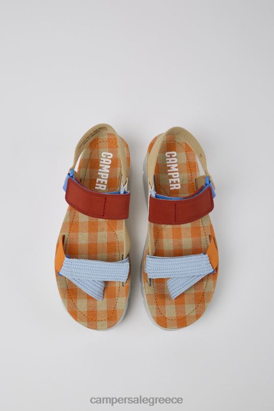 Αποκλειστικά γυναικεία πέδιλα oruga up μπεζ μπλε και κόκκινα Camper V20TF240 μπεζ