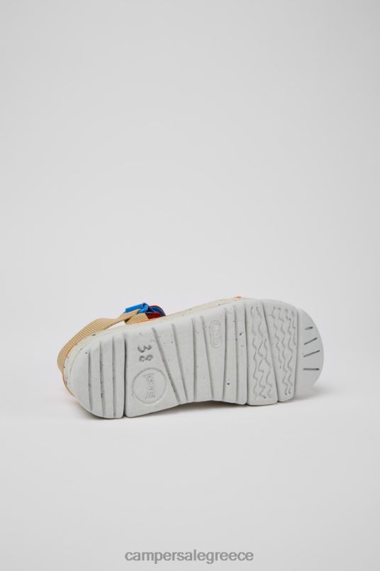 Αποκλειστικά γυναικεία πέδιλα oruga up μπεζ μπλε και κόκκινα Camper V20TF240 μπεζ