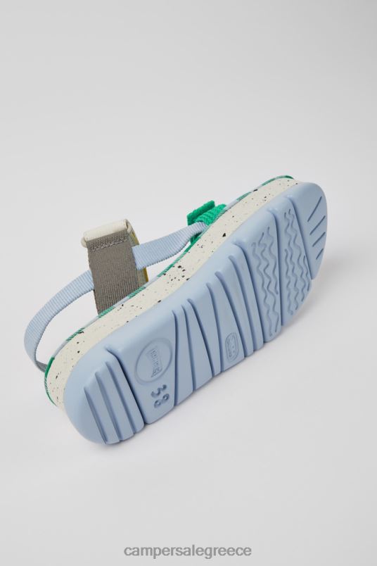 Αποκλειστικά γυναικεία πέδιλα oruga up μπλε πράσινα και γκρι Camper V20TF241 μπλε
