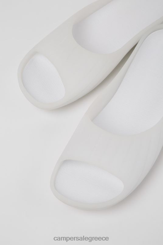 Γυναικεία σανδάλια με σχέδιο wabi λευκά μονοϋλικά Camper V20TF209 άσπρο