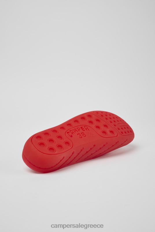 γυναικεία σανδάλια με κόκκινα σχέδια wabi monomaterial Camper V20TF207 το κόκκινο