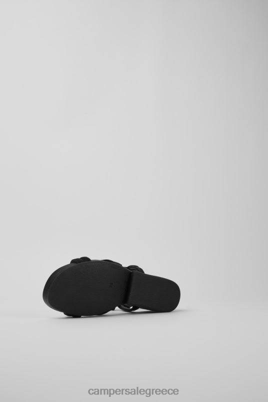 σχέδιο minikaah μαύρα ανακυκλωμένα κατοικίδια και νάιλον σανδάλια για γυναίκες Camper V20TF227 μαύρος