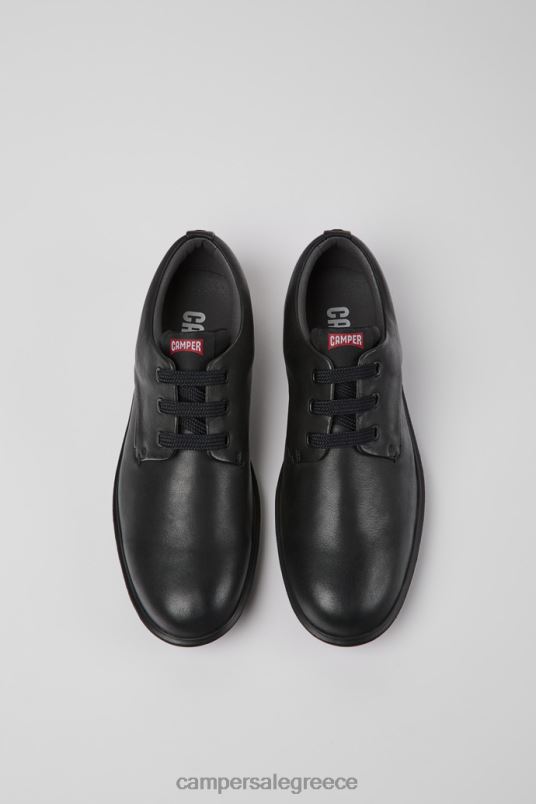 atom work μαύρα δερμάτινα παπούτσια blucher νέες παραλαβές Camper V20TF1389 μαύρος