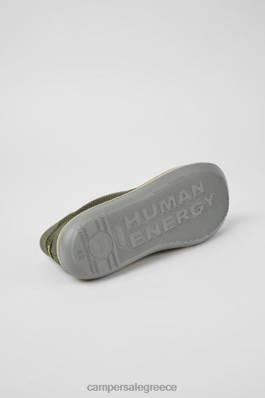 Νέες αφίξεις ανδρικών παπουτσιών από ύφασμα beetle green και nubuck Camper V20TF1386 πράσινος