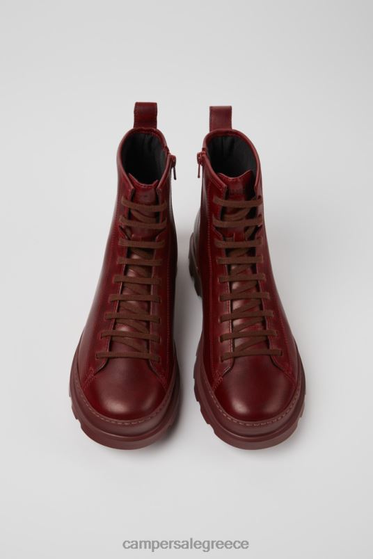 ανδρικά μποτάκια από δέρμα brutus μπορντό Camper V20TF1414 Βουργουνδία