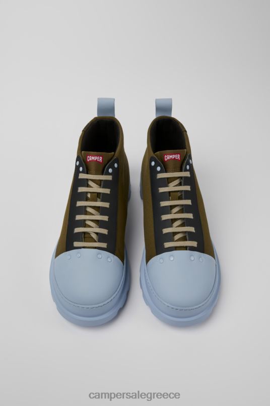 αποκλειστικά ανδρικά παπούτσια brutus πράσινα μπλε και μαύρα Camper V20TF301 πράσινος