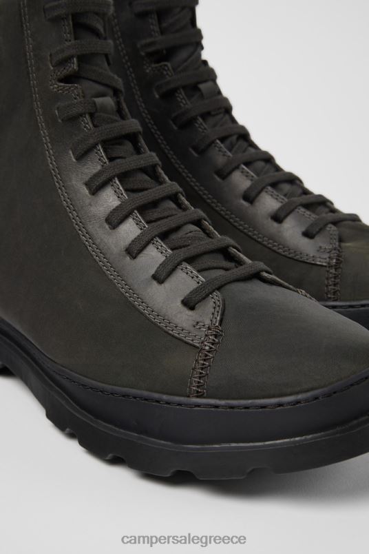 brutus σκούρο γκρι υφασμάτινα και μποτάκια nubuck για άνδρες νέες αφίξεις Camper V20TF1428 γκρί
