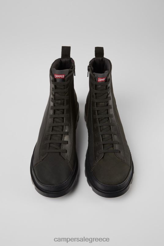 brutus σκούρο γκρι υφασμάτινα και μποτάκια nubuck για άνδρες νέες αφίξεις Camper V20TF1428 γκρί