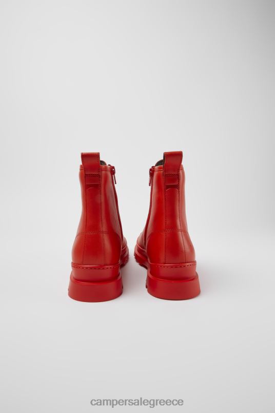 brutus red δερμάτινες μπότες με κορδόνια νέες παραλαβές Camper V20TF1481 το κόκκινο