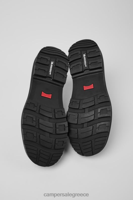 brutus trek michelin μαύρα δερμάτινα μποτάκια για άνδρες νέες αφίξεις Camper V20TF1403 μαύρος