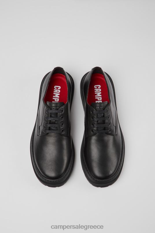 brutus trek michelin μαύρα δερμάτινα παπούτσια για άνδρες νέες αφίξεις Camper V20TF1406 μαύρος