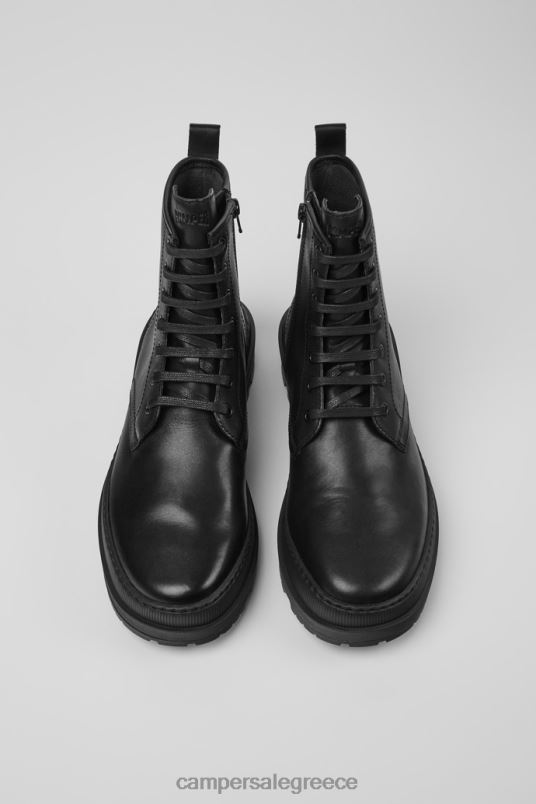 brutus trek michelin μαύρα δερμάτινα μποτάκια για άνδρες αποκλειστικά Camper V20TF1411 μαύρος