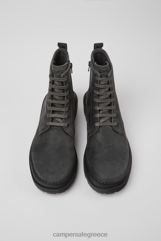 brutus trek michelin σκούρο γκρι nubuck μποτάκια για άνδρες νέες αφίξεις Camper V20TF1412 γκρί