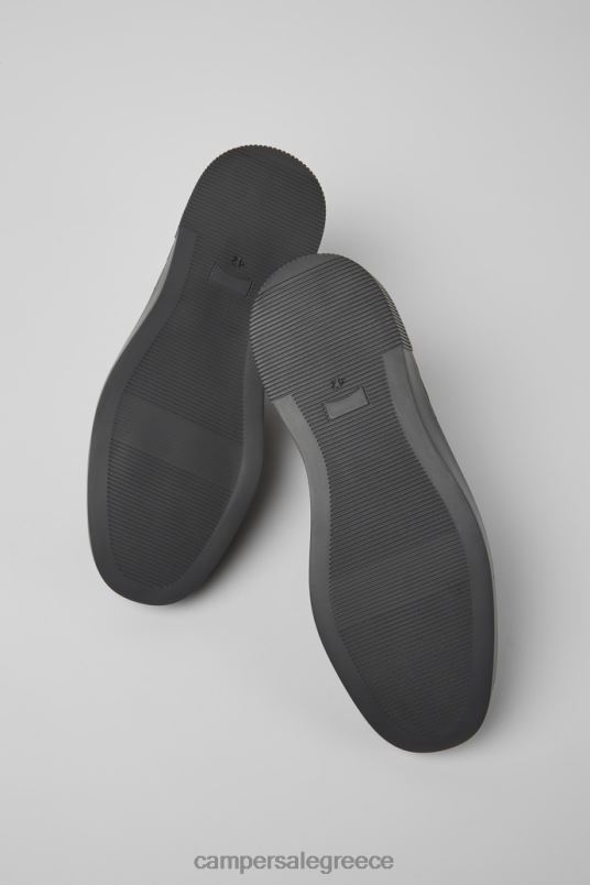 design bill μαύρα δερμάτινα παπούτσια με κορδόνια Camper V20TF1479 μαύρος