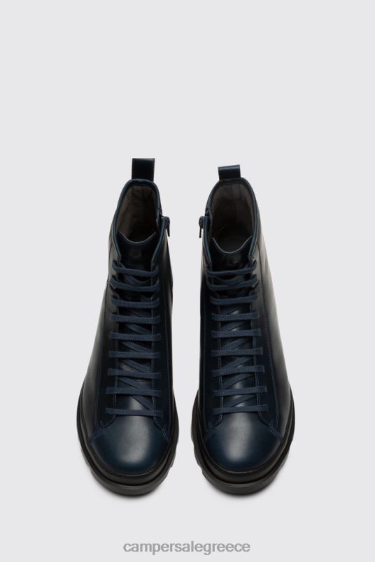 design brutus blue μεσαία δαντέλα μπότα για άνδρες Camper V20TF1430 μπλε