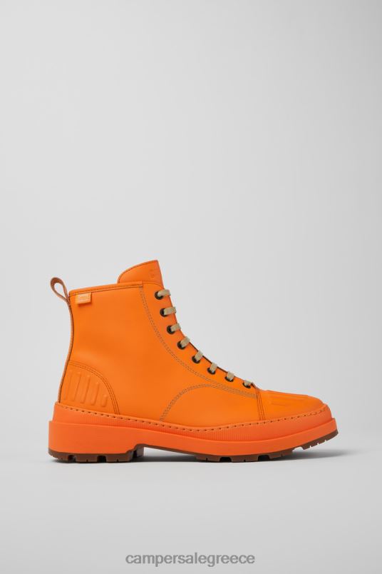 design brutus trek michelin δερμάτινα πορτοκαλί μποτάκια για άνδρες Camper V20TF1409 πορτοκάλι