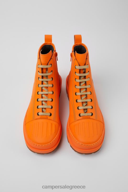 design brutus trek michelin δερμάτινα πορτοκαλί μποτάκια για άνδρες Camper V20TF1409 πορτοκάλι