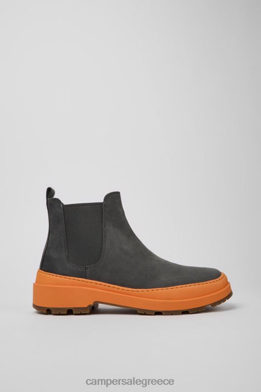 design brutus trek michelin σκούρο γκρι nubuck μποτάκια ανδρικά Camper V20TF1401 γκρί