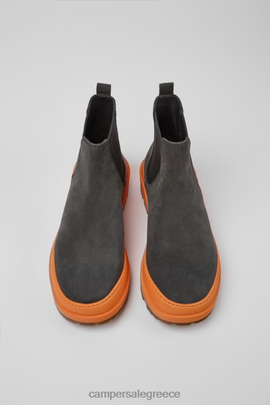 design brutus trek michelin σκούρο γκρι nubuck μποτάκια ανδρικά Camper V20TF1401 γκρί