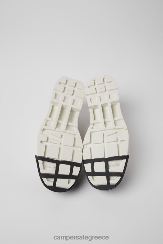 design junction λευκά μη βαμμένα δερμάτινα παπούτσια για άνδρες Camper V20TF1357 άσπρο