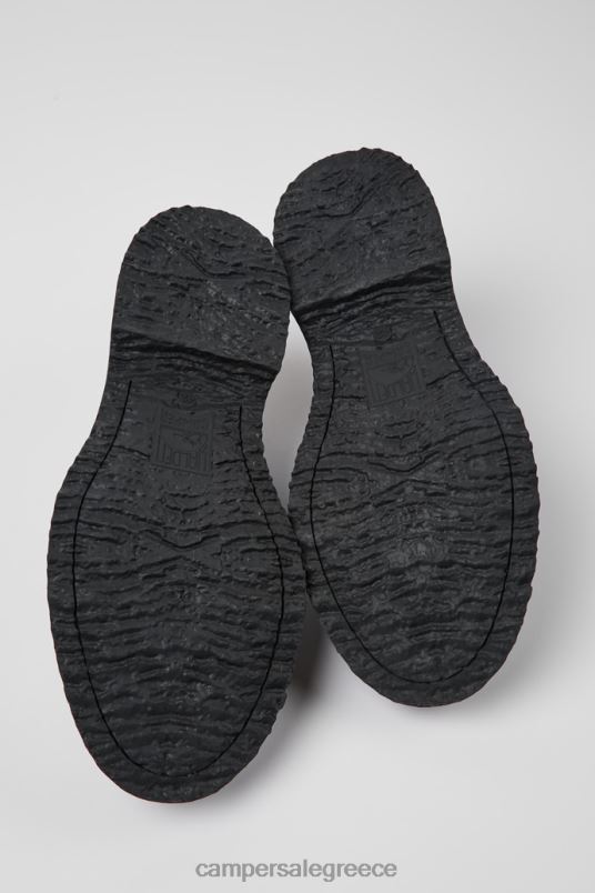 design δίδυμα μαύρα δερμάτινα loafers για άνδρες Camper V20TF1435 μαύρος