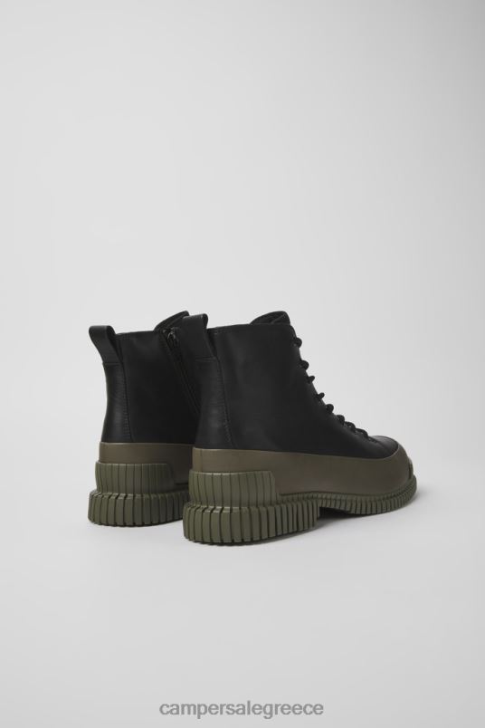 design pix μαύρα και πράσινα δερμάτινα μποτάκια για άνδρες Camper V20TF1367 μαύρος