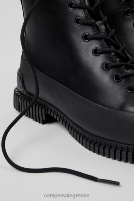design pix έξυπνη μαύρη μπότα με κορδόνι για άνδρες Camper V20TF1422 μαύρος