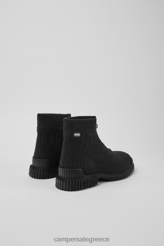 design pix tencel μαύρες μπότες με φερμουάρ για άνδρες Camper V20TF1457 μαύρος