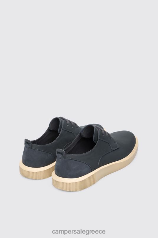 exclusive bill ανδρικά παπούτσια σε σκούρο γκρι με κορδόνια Camper V20TF1477 γκρί