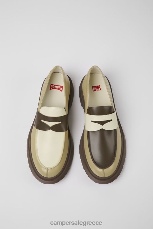 δίδυμα πολύχρωμα δερμάτινα loafers για άνδρες νέες αφίξεις Camper V20TF1359 πολύχρωμος
