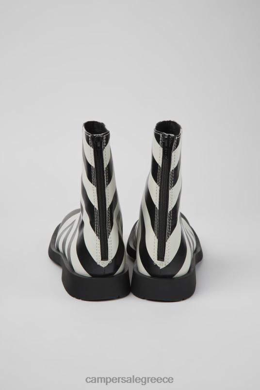 mil 1978 ασπρόμαυρα δερμάτινα μποτάκια για άνδρες αποκλειστικά Camper V20TF1388 μαύρος