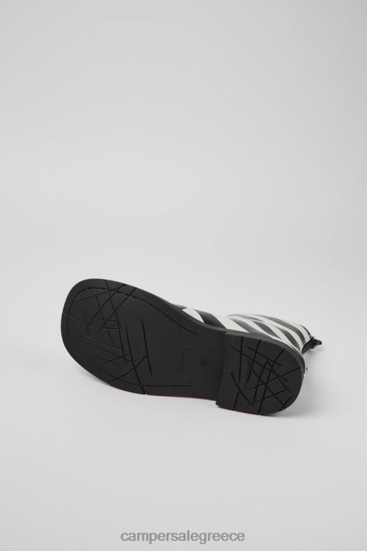 mil 1978 ασπρόμαυρα δερμάτινα μποτάκια για άνδρες αποκλειστικά Camper V20TF1388 μαύρος