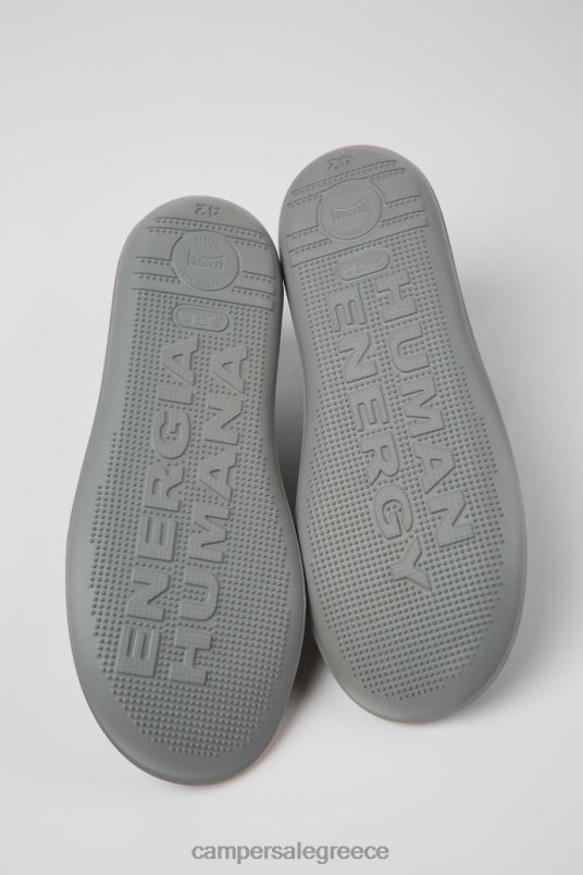 αποκλειστικά ανδρικά παπούτσια από σκούρο μπλε ύφασμα και nubuck Camper V20TF1376 μπλε