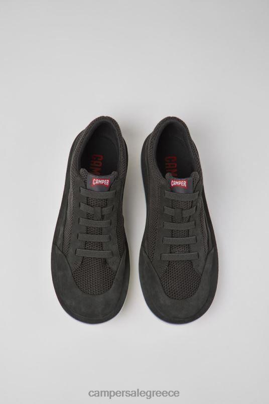 Αποκλειστικά ανδρικά παπούτσια με γκρι υφάσματα και nubuck Camper V20TF1383 γκρί