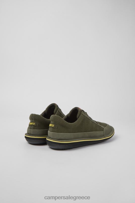ανδρικά παπούτσια σχεδίασης πράσινου υφάσματος και nubuck Camper V20TF1384 πράσινος